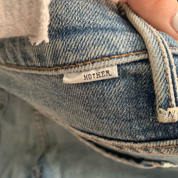 MOTHER FLORAL denim Short - Picture 3 of 4